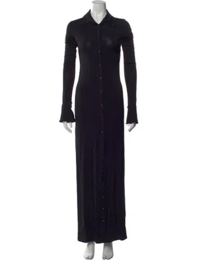 Pre-owned Éterne Long Dress In Black