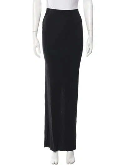 Pre-owned Éterne Long Skirt In Black
