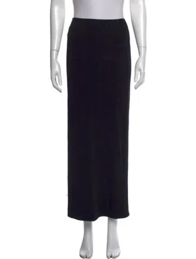 Pre-owned Éterne Long Skirt In Black
