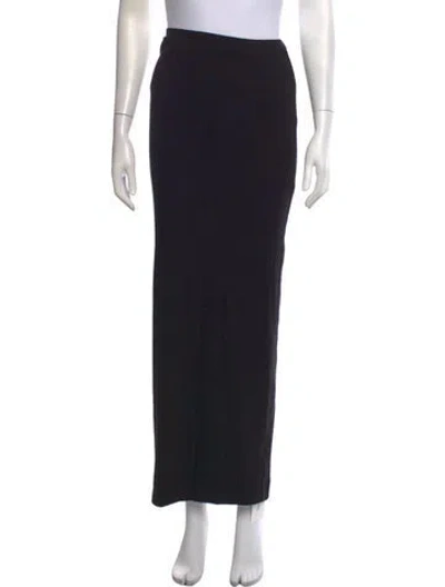 Pre-owned Éterne Long Skirt In Black