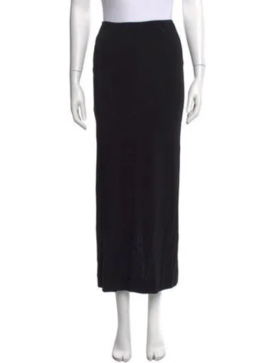 Pre-owned Éterne Long Skirt In Black