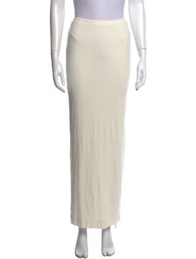 Pre-owned Éterne Long Skirt In Neutrals