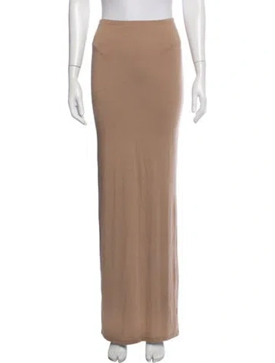 Pre-owned Éterne Long Skirt In Neutrals