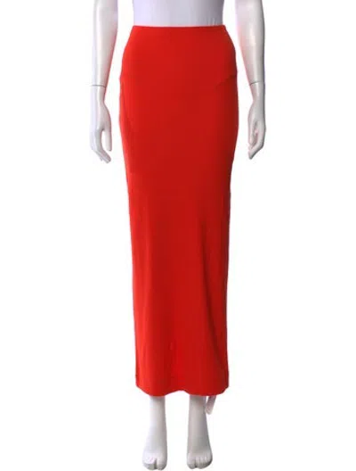 Pre-owned Éterne Long Skirt In Orange