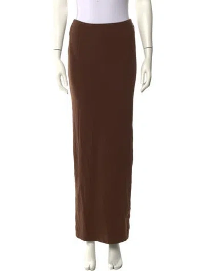 Pre-owned Éterne Long Skirt W/ Tags In Brown