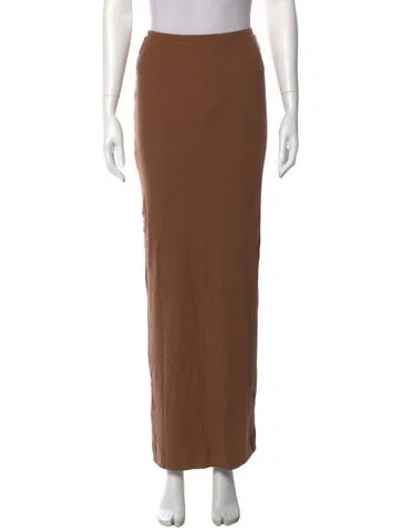 Pre-owned Éterne Long Skirt W/ Tags In Brown