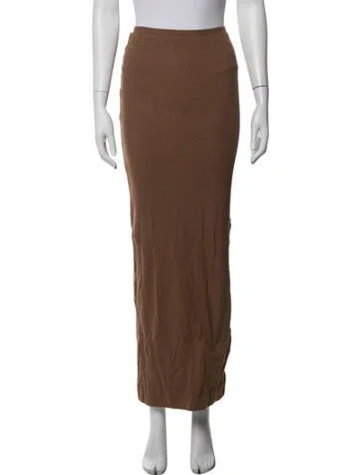 Pre-owned Éterne Long Skirt W/ Tags In Brown