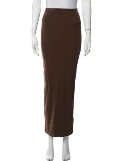 Pre-owned Éterne Long Skirt W/ Tags In Brown