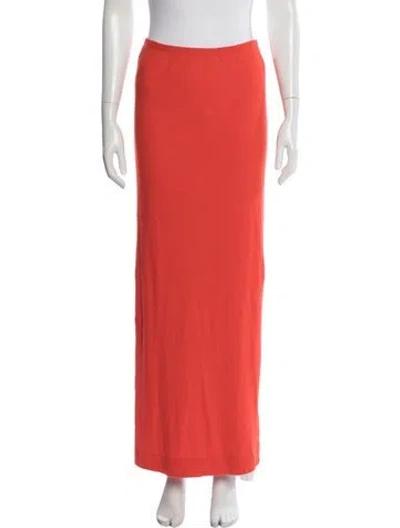 Pre-owned Éterne Long Skirt W/ Tags In Orange