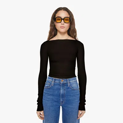 Éterne Long Sleeve Boatneck Top In Pattern