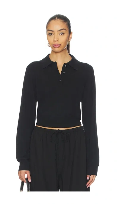 Éterne Long Sleeve Journey Top In Black