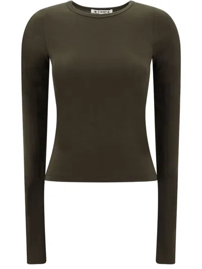 Éterne Long Sleeve T-shirt In 绿色
