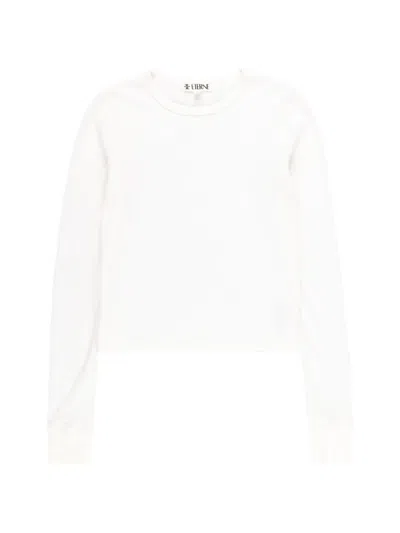 Éterne Long Sleeve Thermal Top In White