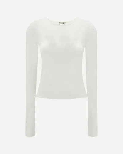 Éterne Long-sleeve Top In White