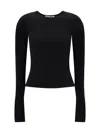 Éterne Long-sleeve Top In Black