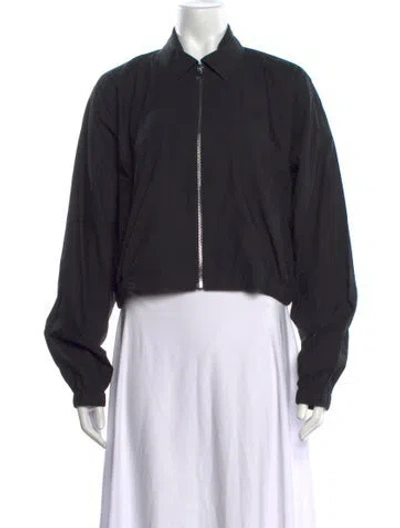 Pre-owned Éterne Long Sleeve Top In Black