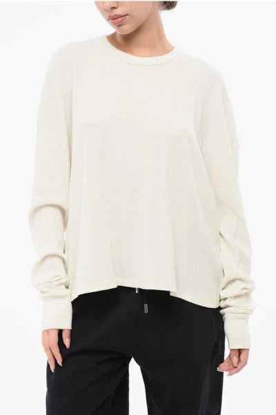 Éterne Long Sleeved Oversized Fit Crew-neck T-shirt