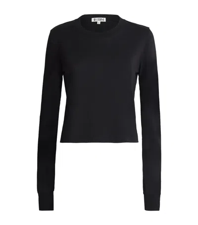 Éterne Long-sleeve Cropped T-shirt In Multi