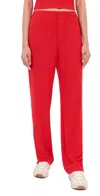 Éterne Lounge Pants Rouge In Red