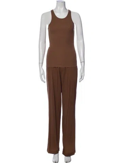 Pre-owned Éterne Lounge Set In Brown