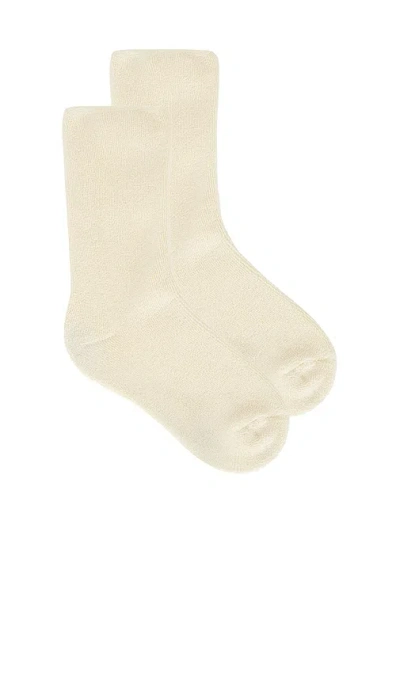 Éterne Lounge Socks In White