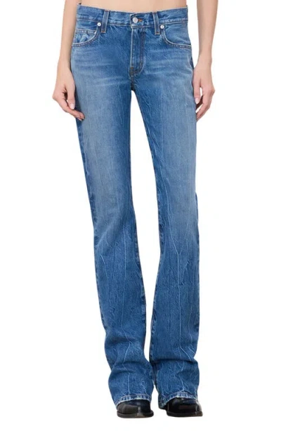 Éterne Eterne Low Rise Bootcut Jeans In Blue