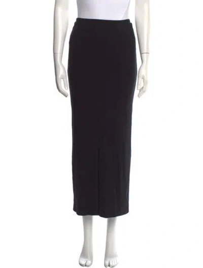 Pre-owned Éterne Midi Length Skirt In Black