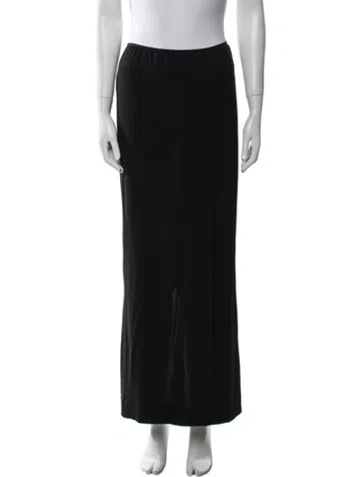 Pre-owned Éterne Midi Length Skirt In Black