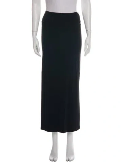 Pre-owned Éterne Midi Length Skirt In Black
