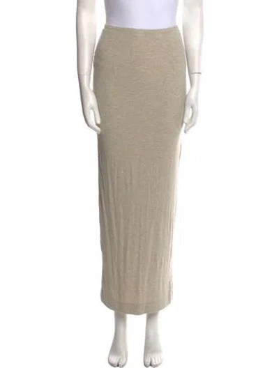 Pre-owned Éterne Midi Length Skirt In Neutral
