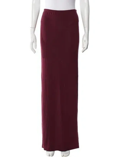 Pre-owned Éterne Midi Length Skirt W/ Tags In Burgundy