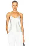 Éterne Mila Silk Top In Ivory
