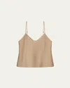 Éterne Mila V-neck Tank Op In Brown
