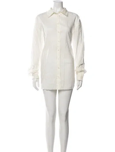 Pre-owned Éterne Mini Dress W/ Tags In Neutral