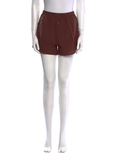 Pre-owned Éterne Mini Shorts In Brown