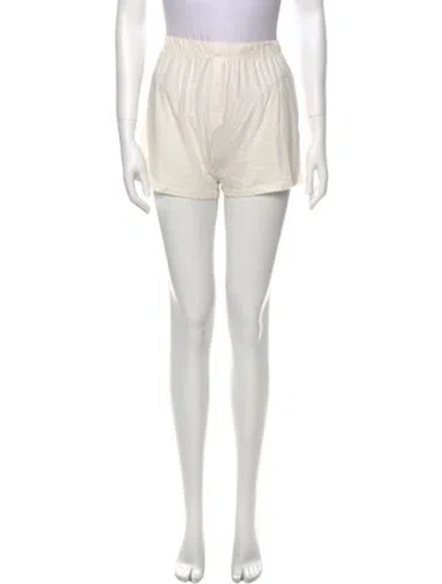 Pre-owned Éterne Mini Shorts In White