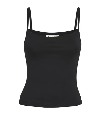 Éterne Stretch-modal Jersey Tank In Black