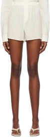 Éterne Off-white Dylan Shorts In Ivory