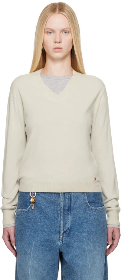 Éterne Off-white Lennox Sweater In Dove
