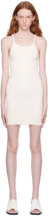 Éterne Off-white Tank Minidress In Cream