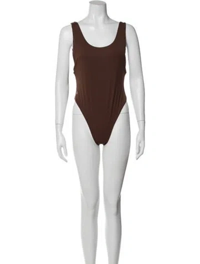 Pre-owned Éterne One-piece In Brown