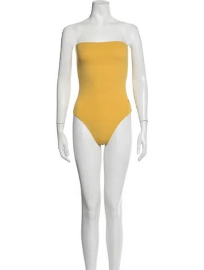 Pre-owned Éterne One-piece W/ Tags In Yellow