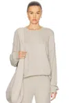 Éterne Oversized Crewneck Sweatshirt In Ivory