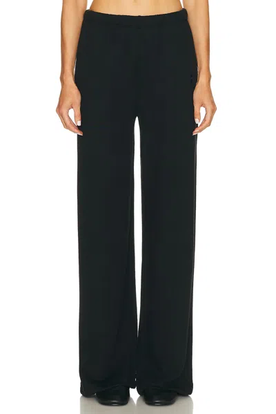 Éterne Oversized Wide Leg Sweatpant In Black