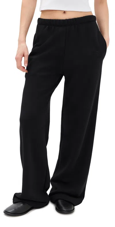 Éterne Oversized Wide Leg Sweatpants Black