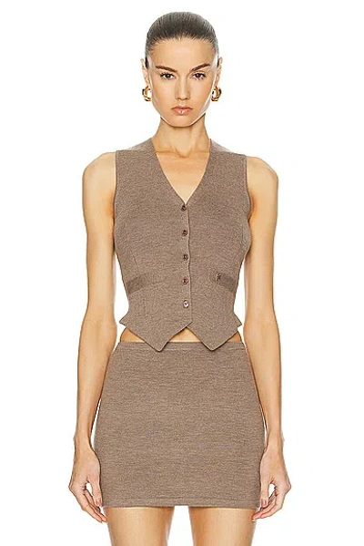 Éterne Paiges Waistcoat In Millet