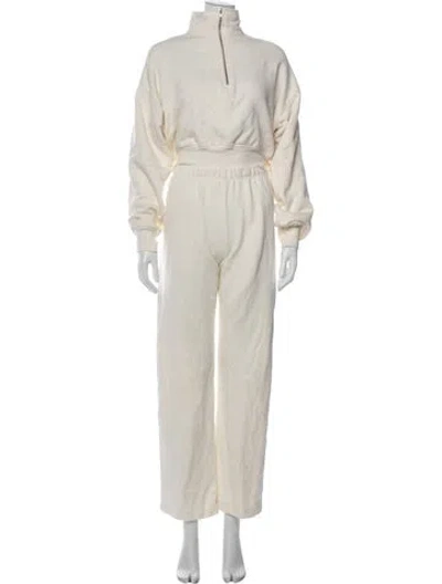 Pre-owned Éterne Pant Set In Neutrals