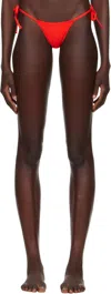 Éterne Red Isla Bikini Bottom In Multi