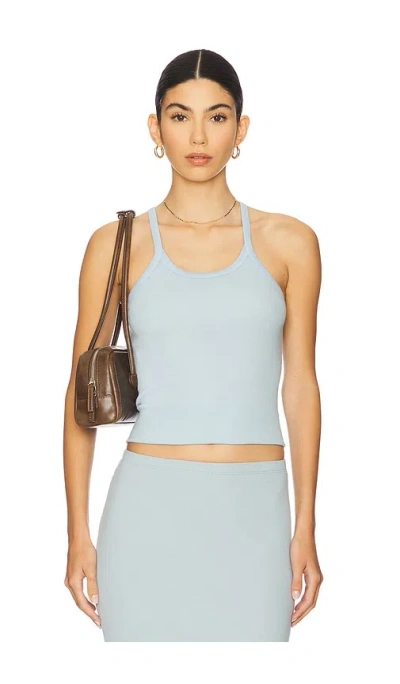 Éterne Rib Tank Top In Blue