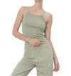 Éterne Rib Tank Top In Sage In Green